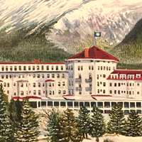 Brettonwood Ski Resort - Original acrylic painting by Eric Soller