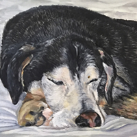 Bailey And Breeze - Original oil painting by Eric Soller