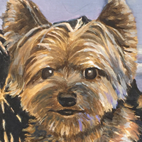 Cheryl's Painting 2 - Jack - Original oil painting by Eric Soller