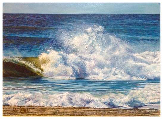 Crash, Original oil painting by artist Eric Soller