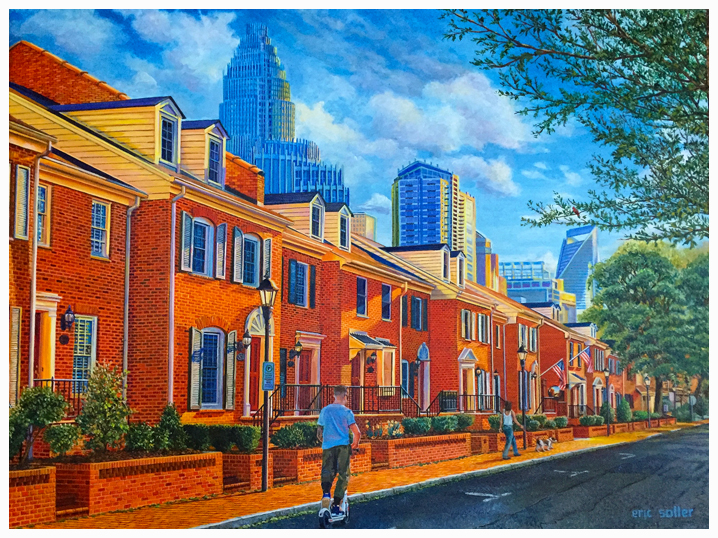  Fourth Ward -Original acrylic painting by Eric Soller