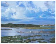 Hilton Head Marsh - Original pastel painting by Eric Soller