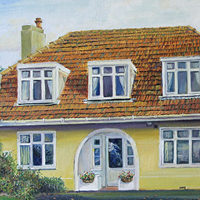 Howth Home - Original pastel painting by Eric Soller