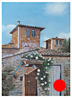 Positano - Original pastel painting by Eric Soller