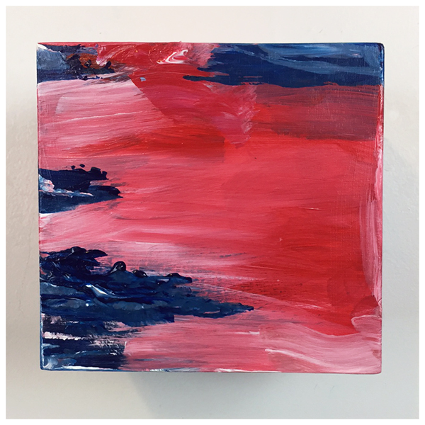 Out-of-the-Box No. 33, Original acrylic abstract painting by artist Eric Soller