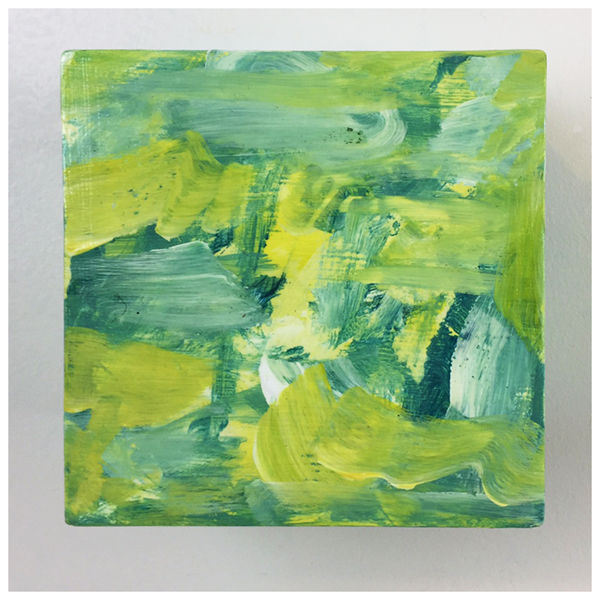 Out-of-the-Box No. 39, Original acrylic abstract painting by artist Eric Soller