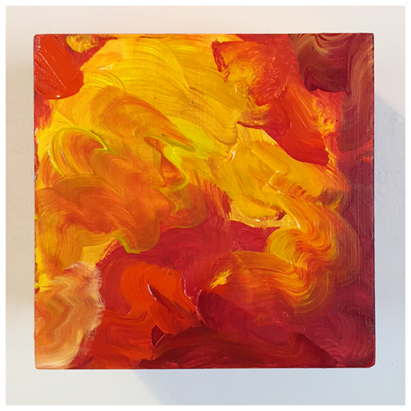 Out-of-the-Box No. 4, Original acrylic abstract painting by artist Eric Soller