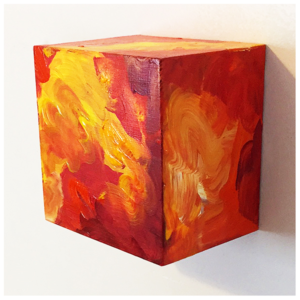 Out-of-the-Box, No. 4 - Original acrylic painting by Eric Soller