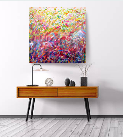 Flock of Seagulls - Original acrylic painting by Eric Soller