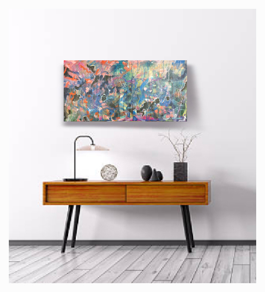 Spontaneity - Original acrylic painting by Eric Soller