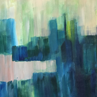 Exuberance - Original acrylic painting by Eric Soller