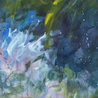 Exhilerating - Original acrylic painting by Eric Soller