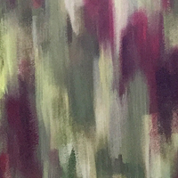 Soft Cabernet and Olives - Original acrylic painting by Eric Soller