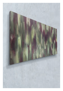 Soft Cabernet & Olives - Original acrylic painting by Eric Soller