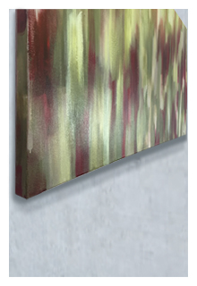 Soft Cabernet & Olives - Original acrylic painting by Eric Soller