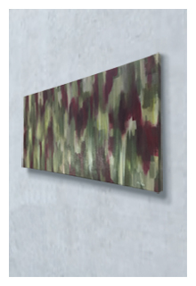 Soft Cabernet & Olives - Original acrylic painting by Eric Soller