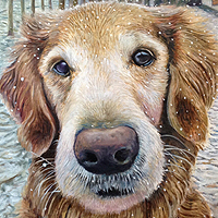 Blu - Original oil painting by Eric Soller