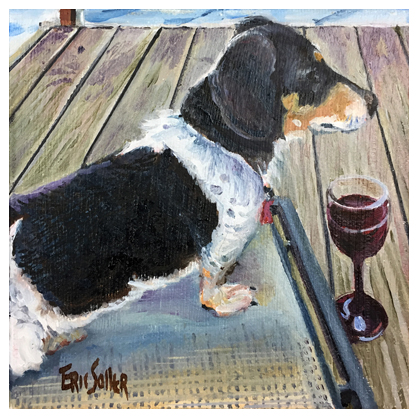 Bosco, Original oil painting by artist Eric Soller