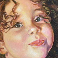 Caroline - Original acrylic painting by Eric Soller