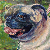 Chase - Original oil painting by Eric Soller