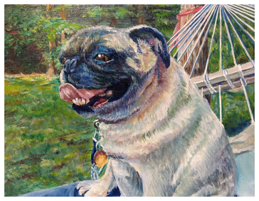 Chloe, Original oil painting by artist Eric Soller