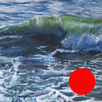 Curling - Original oil painting by Eric Soller