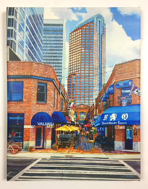 $60 Print, Original acrylic painting by artist Eric Soller