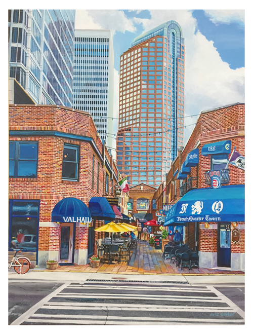 French Quarter, Original Acryic paintings by artist Eric Soller