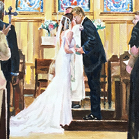 Man and Wife - Original oil painting by Eric Soller