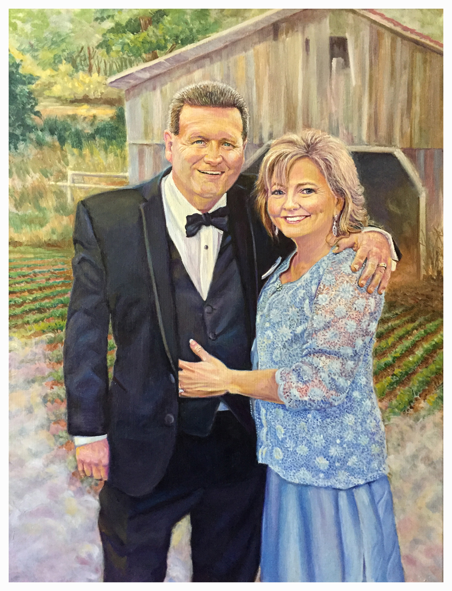 Live Wedding Painting by Eric Soller