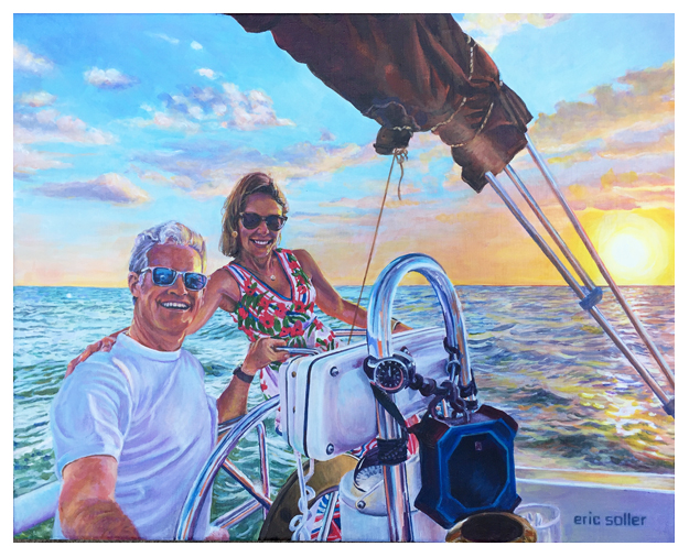 Original acrylic painting by Eric Soller