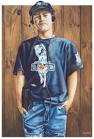 Kyle, Original pastel painting by the fine artist Eric Soller