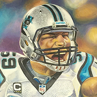 Luuuke - Original acrylic painting by Eric Soller