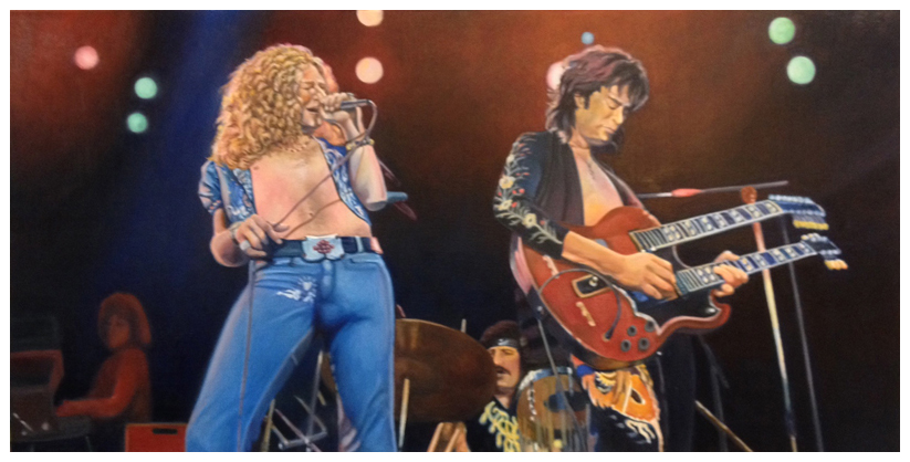 Makes me wonder, Original oil painting by artist Eric Soller