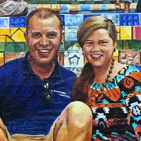 Brazil Trip - Original acrylic painting by Eric Soller