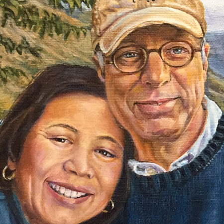 Sister's Keepers - Original acrylic painting by Eric Soller