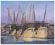 Morning Light - Original pastel painting by Eric Soller