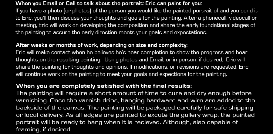 Painted Portraits by Eric Soller