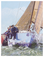 Pirates - Original pastel painting by Eric Soller