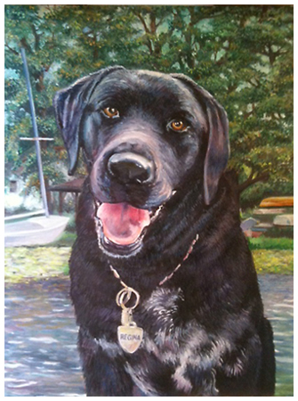 Regina, Original oil painting by the fine artist Eric Soller