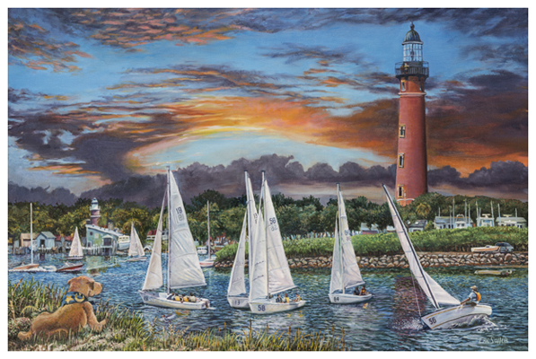 Roger & Marian's, Original oil painting by artist Eric Soller
