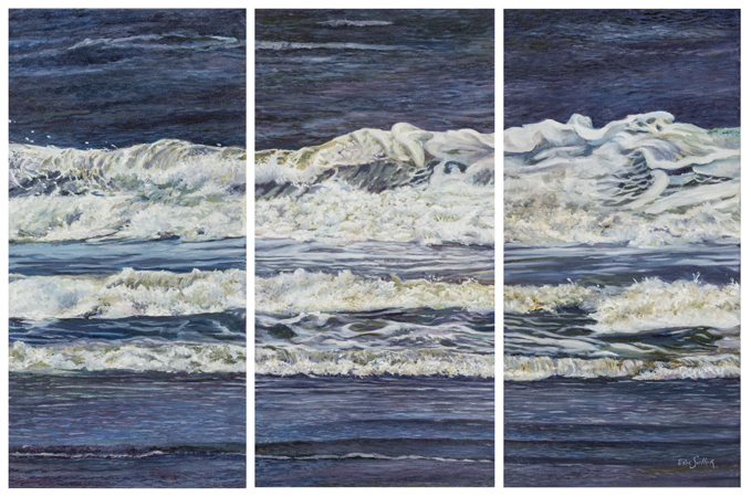 Rollers, Original oil painting by the fine artist Eric Soller