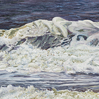 Rollers - Original oil painting by Eric Soller