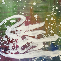 Serene - Original affordable acrylic painting by Eric Soller