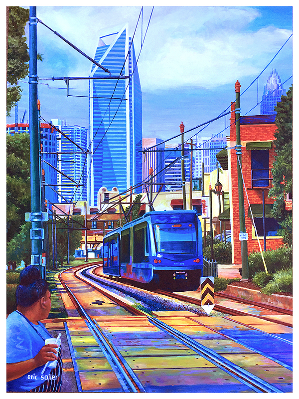  Southend -Original acrylic painting by Eric Soller