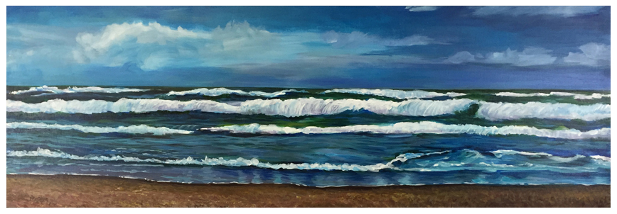  Summertime, Original abstract painting by artist Eric Soller