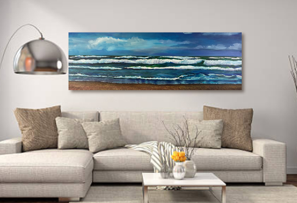 Summertime - Original acrylic painting by Eric Soller