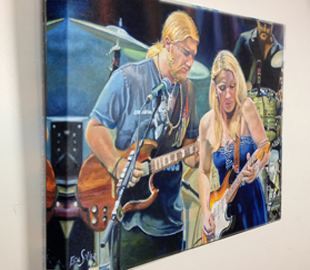 TTB canvas, side view - From an original oil painting by Eric Soller
