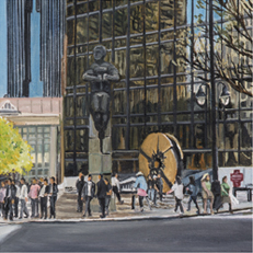 Charlotte Cityscapes - Original oil painting by Eric Soller