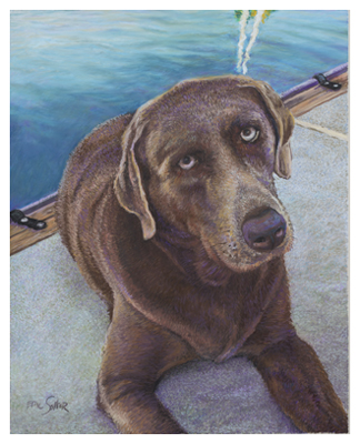 Trooper, Original pastel painting by the fine artist Eric Soller